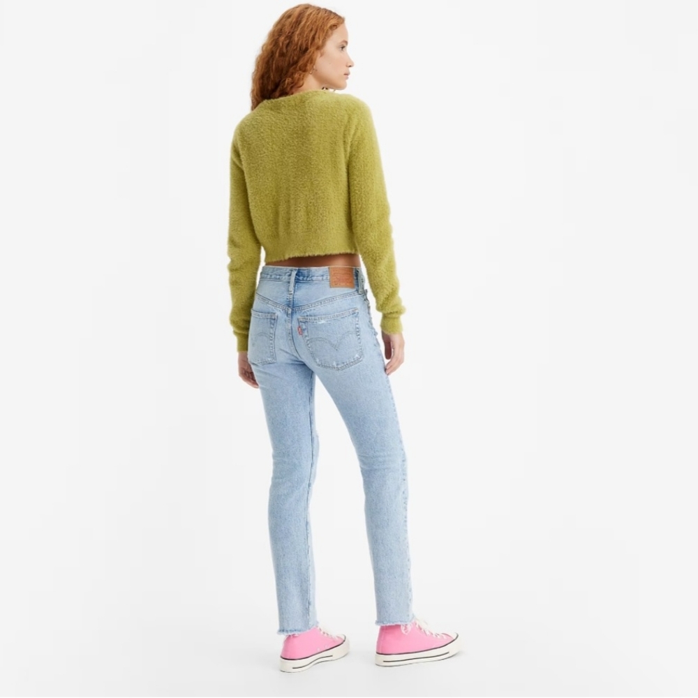 Levi's 501 High Rise Skinny Jeans in Medium Wash